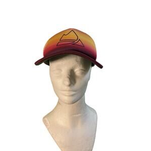 MOVI Sunset Trucker Hat EVRYday Logo Mesh Cap Pink/Orange Gradient